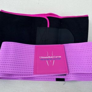 Sweat Belt Pro series adjustable waist Trainer-Pink Large